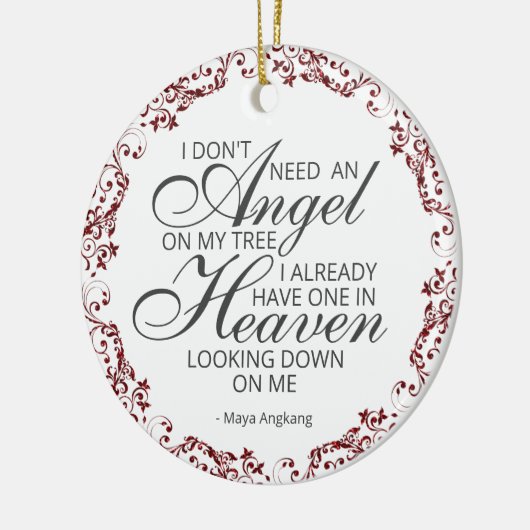 Memorial Photo Ornament (Links)