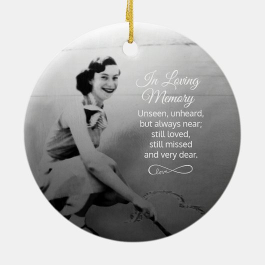 Memorial Photo Ornament (Achterkant)