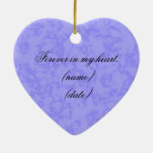 Memorial Photo Ornament (Achterkant)