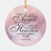 Memorial Photo Ornament (Voorkant)