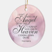 Memorial Photo Ornament (Links)