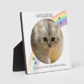 Memorial Photo Pet voor moderne kinderen Fotoplaat (Voorkant)