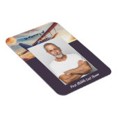 Memorial Photo Pilot Airplane Flying Sunset Magneet (Rechterzijde)