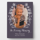 Memorial Photo Plaque  Illustratiefloer Fotoplaat (voorkant)