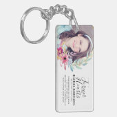 Memorial Photo Plaque | Lijst van de waterloor Sleutelhanger (Voorkant Links)