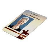 Memorial Photo Prayer Horse Back Riding Magneet (Linkerzijde)