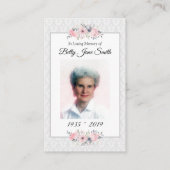 Memorial Photo Prayer Kaart | De gebeden van de He Visitekaartje (Voorkant)