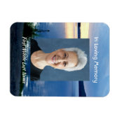 Memorial Photo Prayer Lake Sunrise Natuur Magneet (Horizontaal)