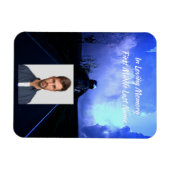 Memorial Photo Prayer Motorcycle Biker Magneet (Horizontaal)