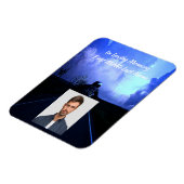 Memorial Photo Prayer Motorcycle Biker Magneet (Linkerzijde)