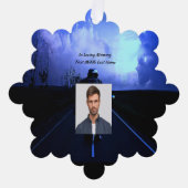 Memorial Photo Prayer Motorcycle Biker Ornament Kaart (Voorkant)