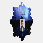 Memorial Photo Prayer Motorcycle Biker Ornament Kaart (Rechts)