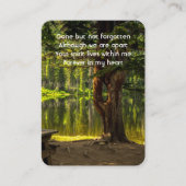 Memorial Photo Prayer Park Schilderachtig meer Cam Visitekaartje (Voorkant)