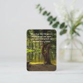 Memorial Photo Prayer Park Schilderachtig meer Cam Visitekaartje (Staand voorkant)