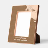 Memorial Photo Prayer Pilot Airplane Flying Gegraveerde Lijstjes (Links)