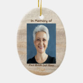 Memorial Photo Prayer Sandy Beach Zee Turtle Keramisch Ornament (Achterkant)