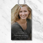 Memorial Photo Wild Bird Seed Funeral Keepomwille  Cadeaulabel