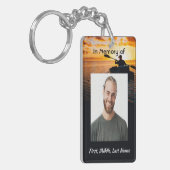 Memorial Pocket Card Kayaking Sport  Sleutelhanger (Voorkant Links)