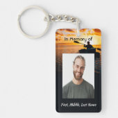 Memorial Pocket Card Kayaking Sport  Sleutelhanger (Voorkant)