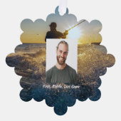 Memorial Pocket Card Ocean Fly Fishing Fisherman Ornament Kaart (Voorkant)