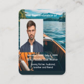 Memorial Pocket Kaart Boat Boating Boat Visitekaartje (Voorkant)