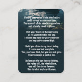 Memorial Pocket Kaart Boat Boating Motorboot Visitekaartje (Achterkant)