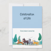 Memorial Pocket Kaart Dog Walker Walker (Voorkant)