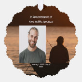 Memorial Pocket Kaart Gevist visser (Voorkant)