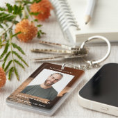 Memorial Pocket Kaart Gevist visser Sleutelhanger (Voorkant Rechts)