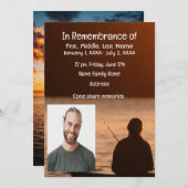 Memorial Pocket Kaart Ocean Fly Fishing Fisherman (Voorkant / Achterkant)