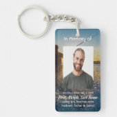 Memorial Pocket Kaart Ocean Fly Fishing Fisherman Sleutelhanger (Voorkant)