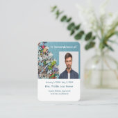 Memorial Pocket Kaart puzzel Visitekaartje (Staand voorkant)