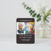 Memorial Pocket Kaart Schilder Schilderkunst Visitekaartje (Staand voorkant)