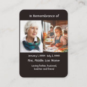 Memorial Pocket Kaart Schilder Schilderkunst Visitekaartje (Voorkant)