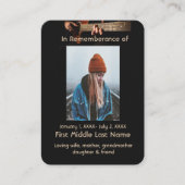 Memorial Pocket Keepomwille Guitar Music Visitekaartje (Voorkant)