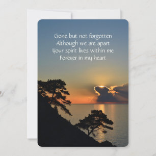 Memorial Pocket Keepomwille Lake Sunset Peaceful Kaart