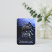 Memorial Pocket Keepomwille Motorcycle Biker Visitekaartje (Staand voorkant)