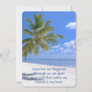 Memorial Pocket Keepomwille Tropical Beach Paradis Kaart