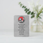 Memorial Pocket Keepsake Welder Welding Visitekaartje (Staand voorkant)