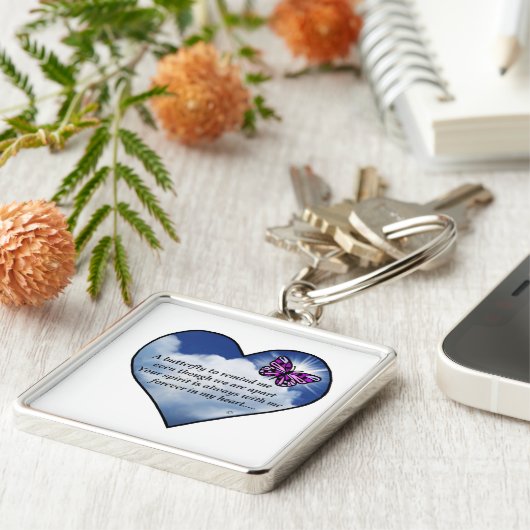 Memorial Poem Sleutelhanger (Zijkant)