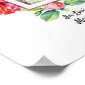 Memorial Poster PHOTO Bereavement Rozen (Hoek)