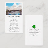 Memorial Prayer Blessenkaart Visitekaartje (Voorkant / Achterkant)