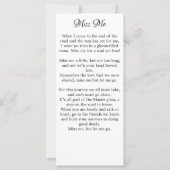 Memorial Prayer Kaart 2 Foto Funeral Bladwijzer (Achterkant)