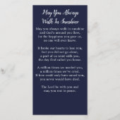 Memorial Prayer Kaart American Flag Veteran Funera (Achterkant)