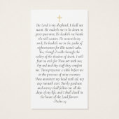 Memorial Prayer Kaart | Boho Lijst (Achterkant)