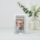 Memorial Prayer Kaart | Bossen Contactkaartje (Staand voorkant)