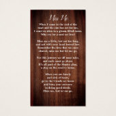 Memorial Prayer Kaart Foto Land Floral Funeral (Achterkant)