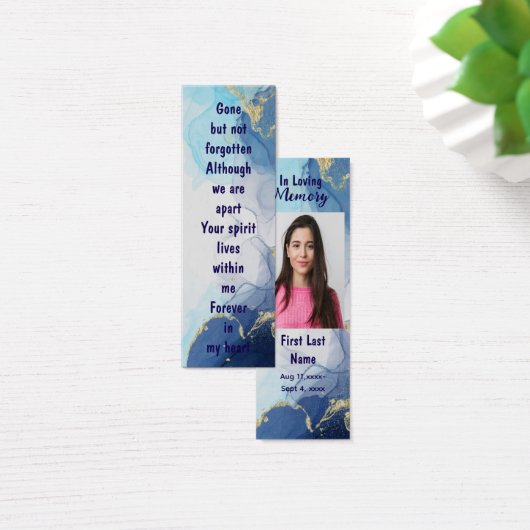 Memorial Prayer Kaart Funeral Bladwijzer (Bureau)