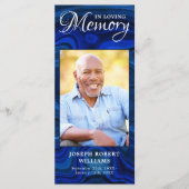 Memorial Prayer Kaart Funeral Bladwijzer met foto (Voorkant)