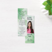 Memorial Prayer Kaart Funeral Natuur Bladwijzer (Bureau)